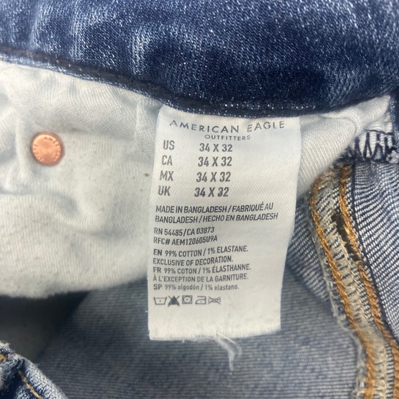 American Eagle Next Level Flex Bootcut Jeans Blue Men's 34x32 (34x30) Stretch - Picture 6 of 9